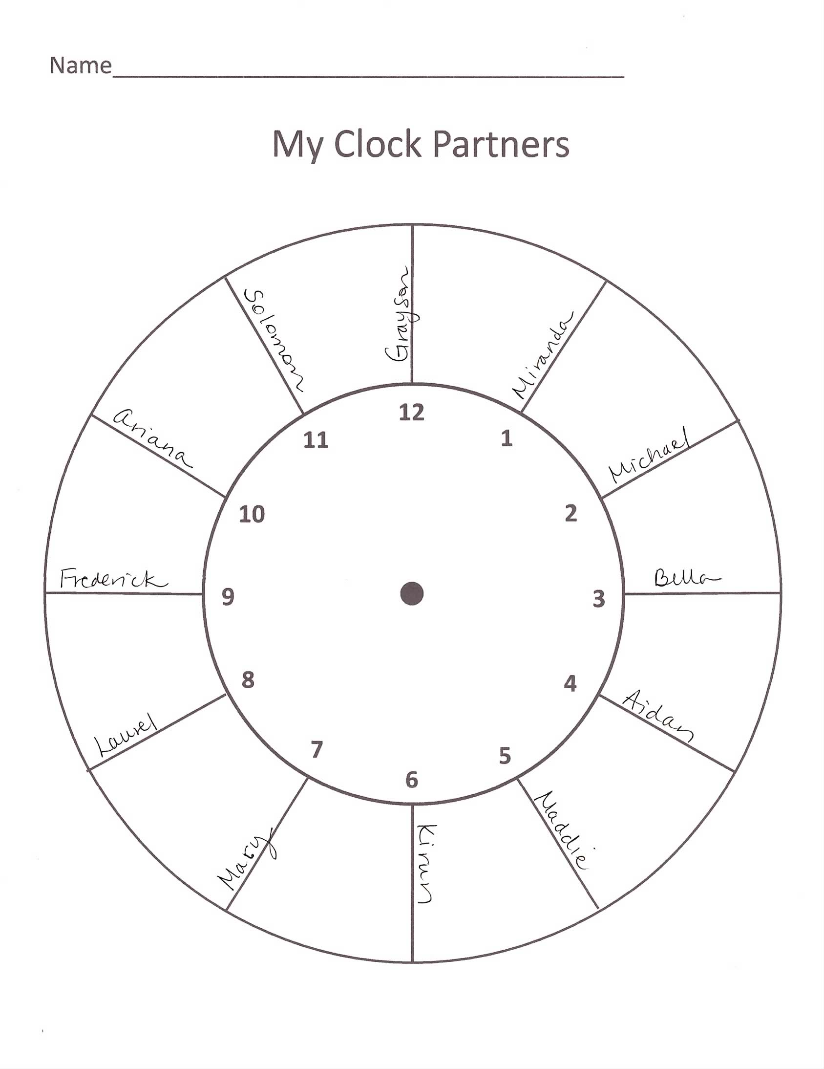 An easy way for choosing partners in the classroom Virtually Montessori