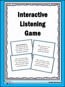 Interactive Listening Game