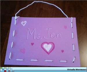 Simple Handmade Valentine's Day bag
