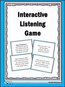 Interactive Listening Game